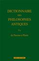DICTIONNAIRE DES PHILOSOPHES ANTIQUES T.5  -  DE PACCIUS A PLINE LE JEUNE 